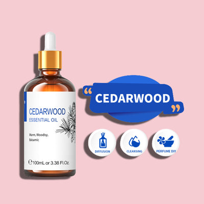 Cedarwood Essential Pure Natural Oils for Aromatherapy