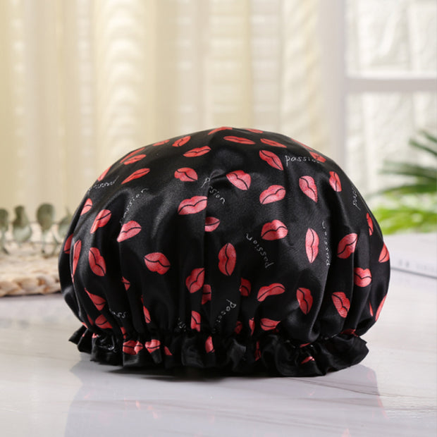 Thick Waterproof Bath Hat Double Layer Shower Hair Cover